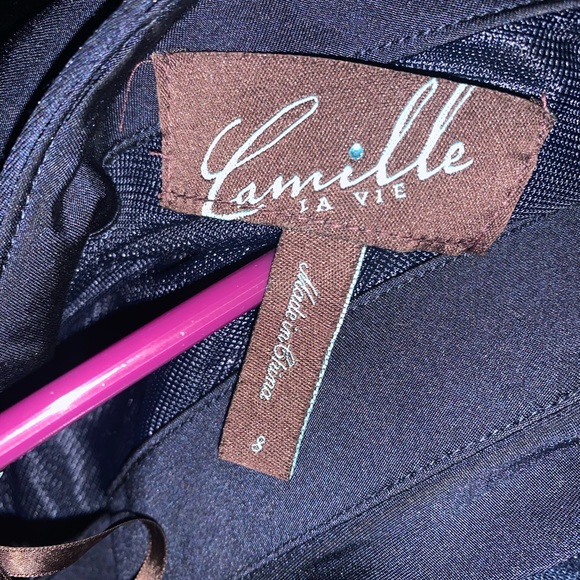 BLACK SIMPLE DRESS. size 8. Brand new - Picture 6 of 6